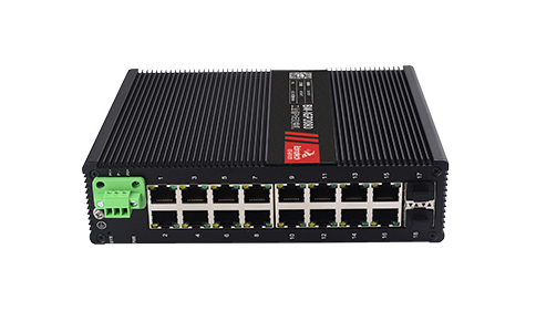 佰馬管理型 2 光 16 電千兆工業(yè)交換機(jī)，支持WEB管理，SNMP、VLAN等，支持環(huán)形拓?fù)?、星型拓?fù)洹⒖偩€拓?fù)涞冉M網(wǎng)，廣泛應(yīng)用于智能交通、智慧樓宇、智慧工廠、智慧園區(qū)、智慧城市等領(lǐng)域。