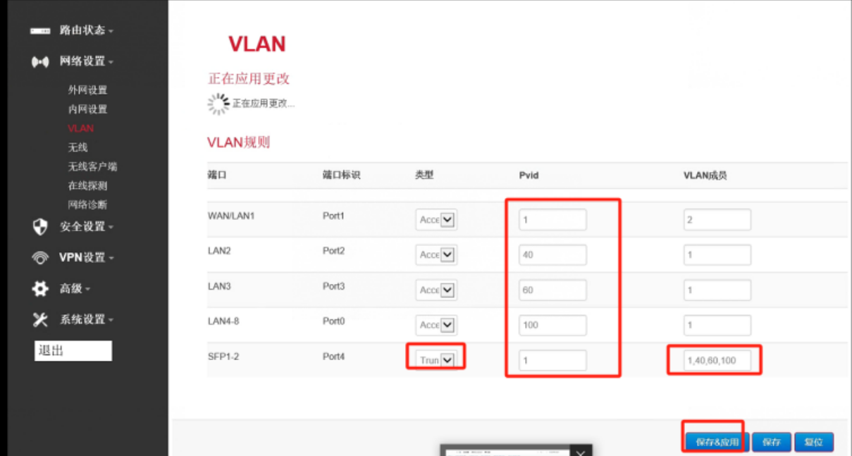 配置工業(yè)物聯(lián)網(wǎng)關(guān)VLAN