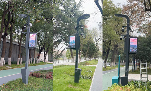 佰馬智慧桿協同構建無錫智慧公園